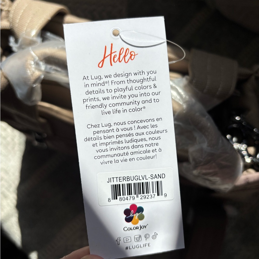 NWT Lug Jitterbug Matte Luxe bag - Picture 5 of 10